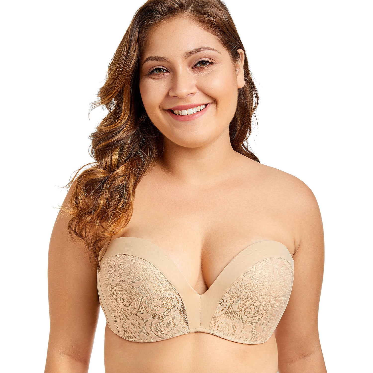 Female tube top anti-slip thin support