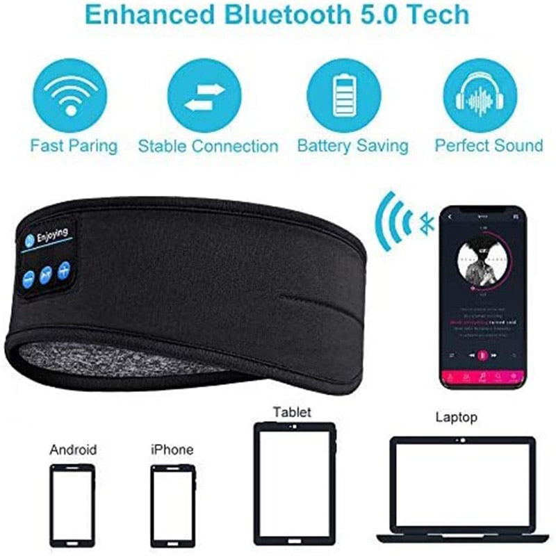 Wireless Bluetooth Sleeping Headphones Headband